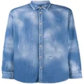 Dsquared2 distressed-effect denim shirt - Blue