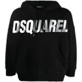Dsquared2 logo-print hoodie - Black