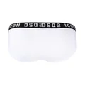 Dsquared2 logo waistband stretch briefs - White