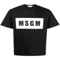 MSGM logo-print T-shirt - Black