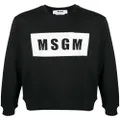 MSGM logo-print sweatshirt - Black