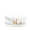 Moschino M-logo crossbody bag - White
