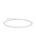 Monica Vinader Double Chain anklet - Silver