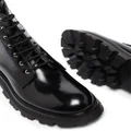 Alexander McQueen combat ankle boots - Black