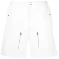Alexander McQueen multi-pocket Bermuda shorts - White