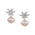 Jennifer Behr Reiss crystal-flower earrings - Gold