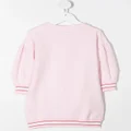 Monnalisa Dream print sweatshirt dress - Pink