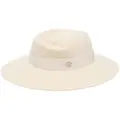 Maison Michel Virginie wool felt fedora hat - Neutrals