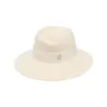 Maison Michel Virginie wool felt fedora hat - Neutrals