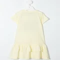 Aigner Kids tiered-hem T-shirt dress - Yellow