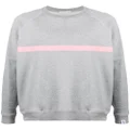 Mackintosh stripe detial sweatshirt - Grey