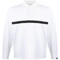 Mackintosh horizontal-stripe rugby sweatshirt - White