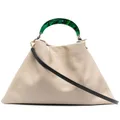 Marni medium Venice leather tote bag - Neutrals