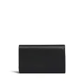 Marni logo-print leather wallet - Black