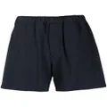 Mackintosh logo patch sweat shorts - Grey