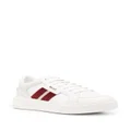 Bally striped tape low-top sneakers - White