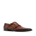 Magnanni double-buckle monk shoes - Brown