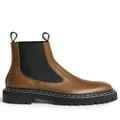 Proenza Schouler lug sole contrast-stitch ankle boots - Brown