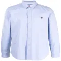 PS Paul Smith zebra patch cotton shirt - Blue