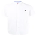 PS Paul Smith zebra patch organic cotton shirt - White