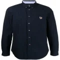 PS Paul Smith zebra patch cotton shirt - Blue