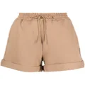 3.1 Phillip Lim Everyday rolled cotton shorts - Neutrals