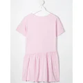 Andorine pleated skirt T-shirt dress - Pink