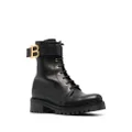 Balmain Ranger leather combat boots - Black