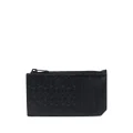 Saint Laurent monogram zipped card case - Black