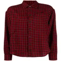 Dsquared2 gingham check wool shirt