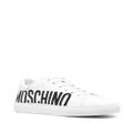 Moschino logo-print sneakers - White