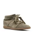 ISABEL MARANT Bobby wedge sneakers - Green
