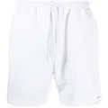 Alchemy turn-up hem knee-length shorts - White