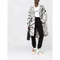 Moncler Achird zebra-print parka coat - Neutrals