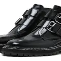 Proenza Schouler buckle-fastening lug sole boots - Black