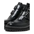 Proenza Schouler buckle-fastening lug sole boots - Black