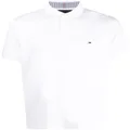 Tommy Hilfiger logo-patch polo shirt - White