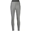 Moncler high-waisted performance leggings - Grey