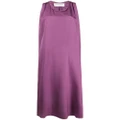 Valentino Garavani ankle-length silk dress - Purple