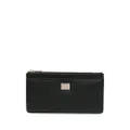 Dolce & Gabbana logo-plaque purse - Black