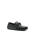 Ferragamo Gancini-logo loafers - Black