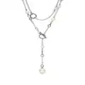 John Hardy Classic Chain Transformable Sautoir pearl necklace - Silver