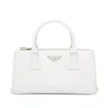 Prada small Galleria leather tote bag - White