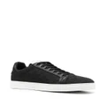 Emporio Armani quilted low-top sneakers - Black