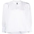 rag & bone Carly Poplin cotton blouse - White