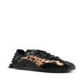 Dolce & Gabbana leopard panel low-top sneakers - Brown