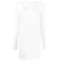 Dion Lee Breathable cut-out layered dress - White