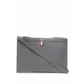 Thom Browne double zip crossbody bag - Grey
