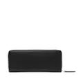Calvin Klein faux leather zip-around wallet - Black