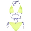 Noire Swimwear Tanning wraparound bikini - Yellow